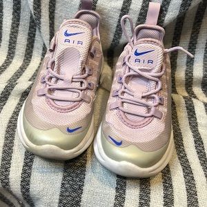 Size 11 kids girls Pink/Blue/Grey/White Nike Air